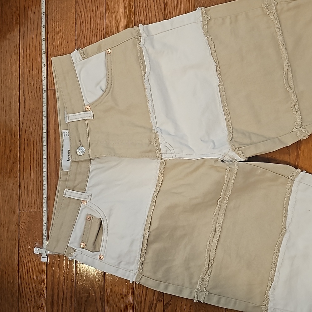 Color Block Alternating Patch Pants - image 3